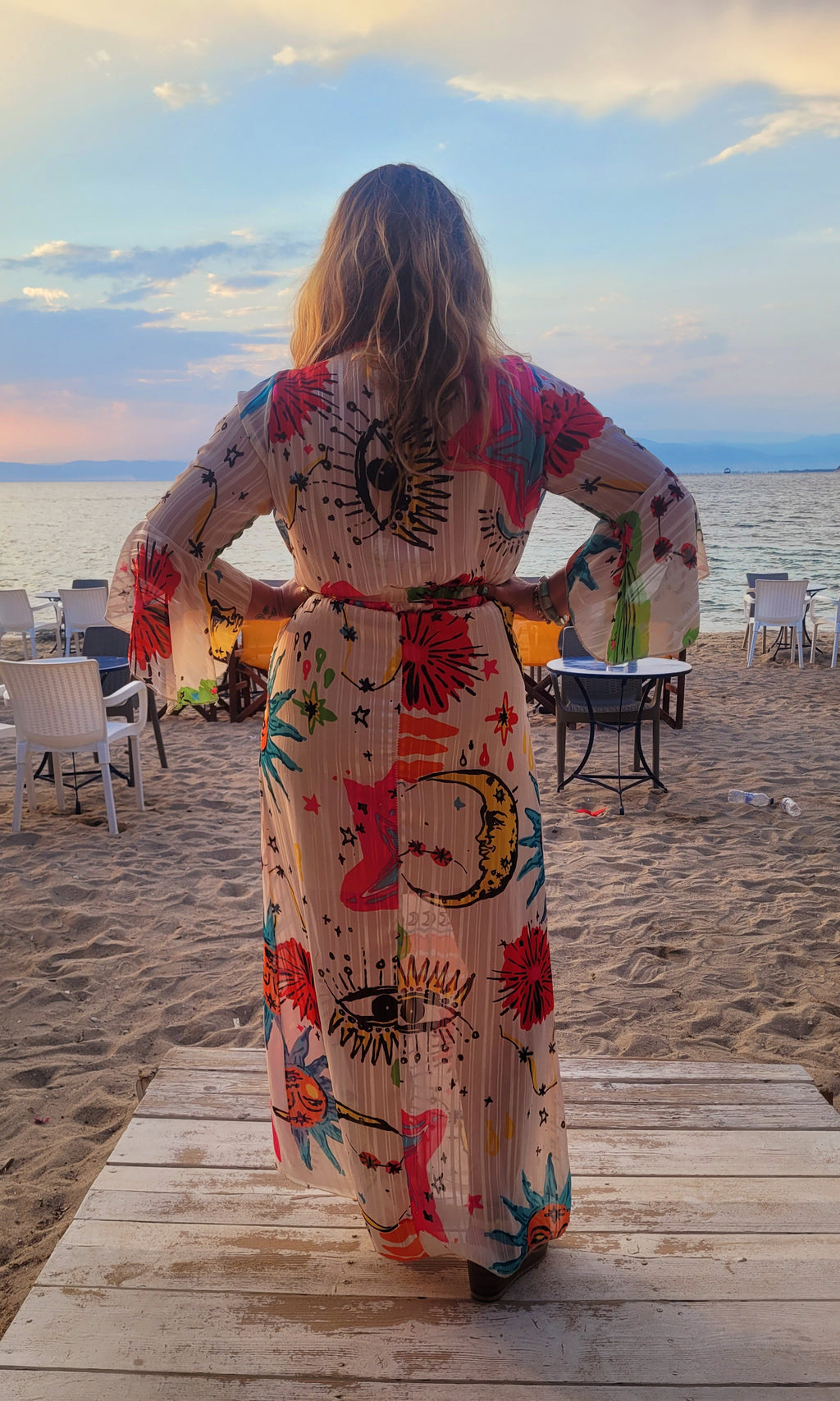 Troiska All Seeing Eye Maxi Dress