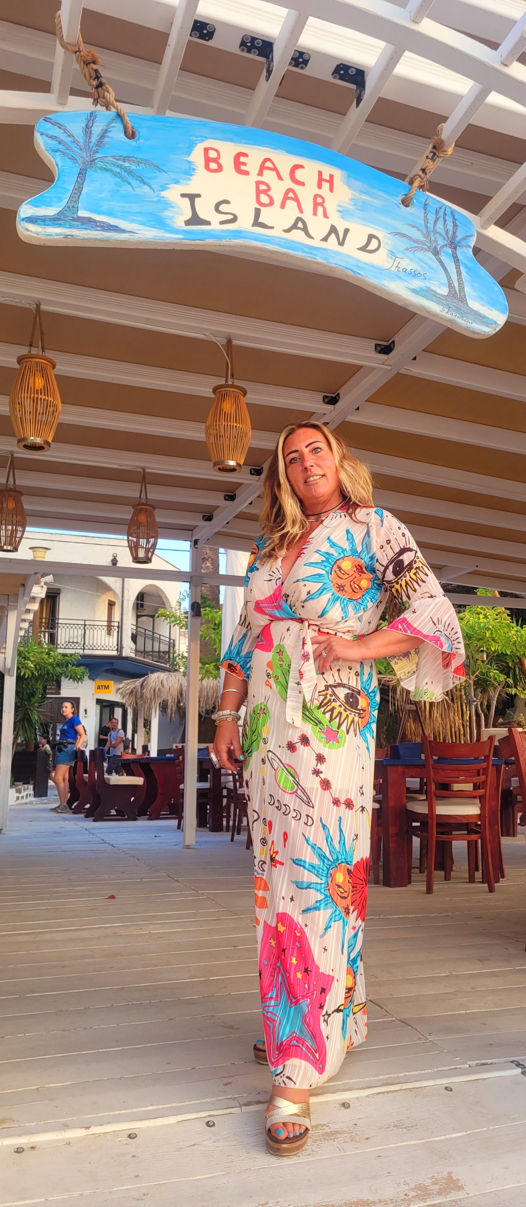 Troiska All Seeing Eye Maxi Dress