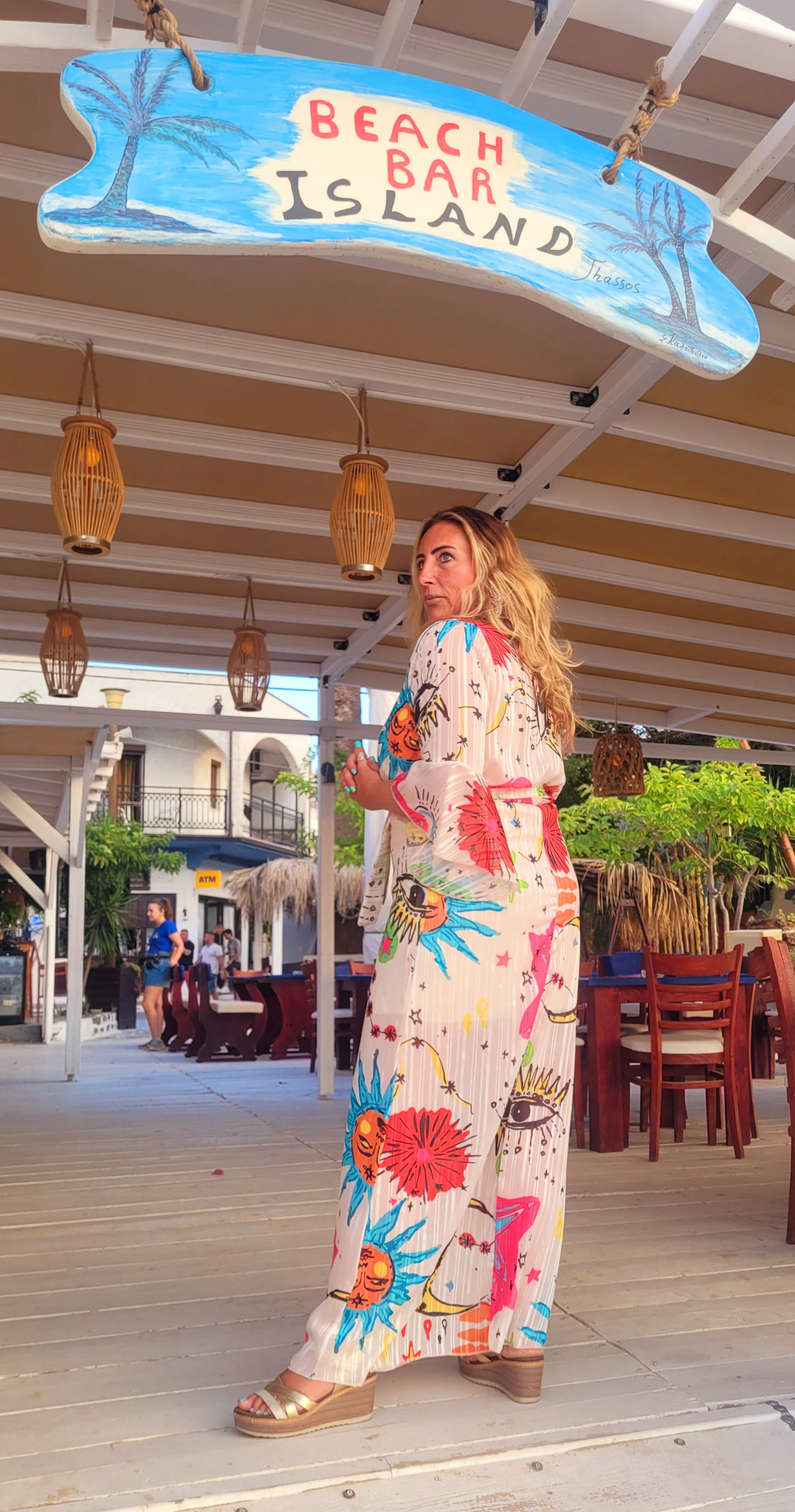 Troiska All Seeing Eye Maxi Dress