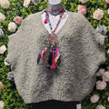 Teddy Boucle Knit Tank Sage