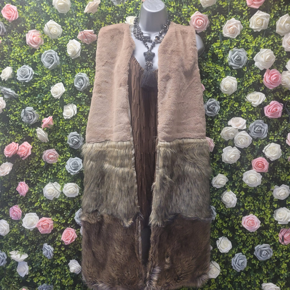 Rachel Faux Fur Eskimo Longline Gilet