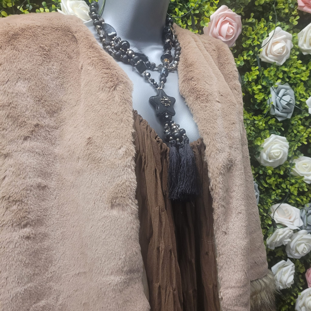 Rachel Faux Fur Eskimo Longline Gilet