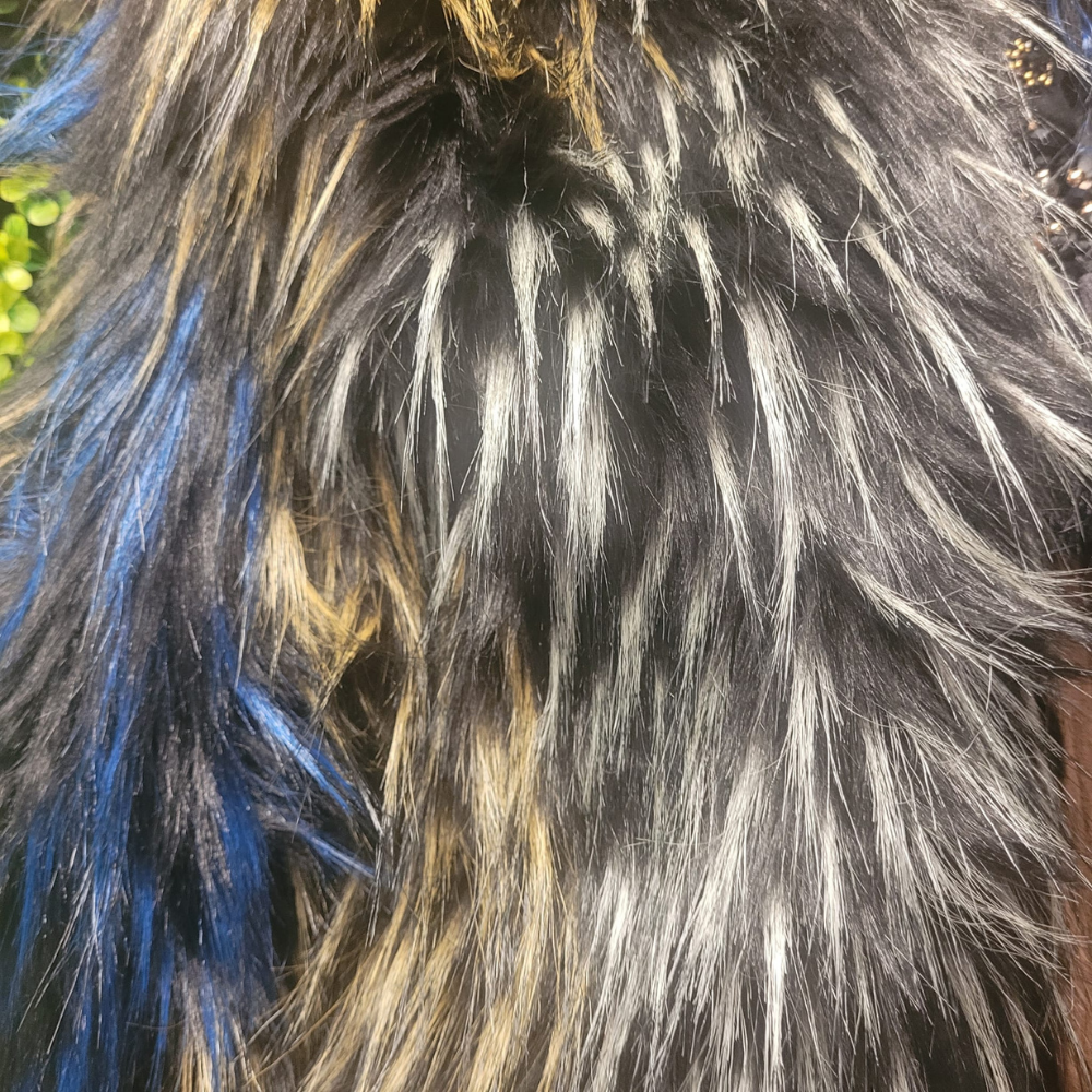 Blondie's Blue Betsy Faux Fur Gilet