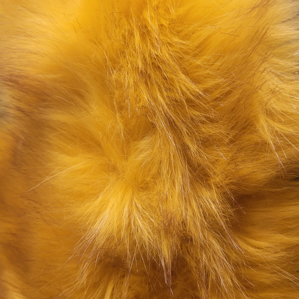 Blondie's Saffron Faux Fur Longline Gillet