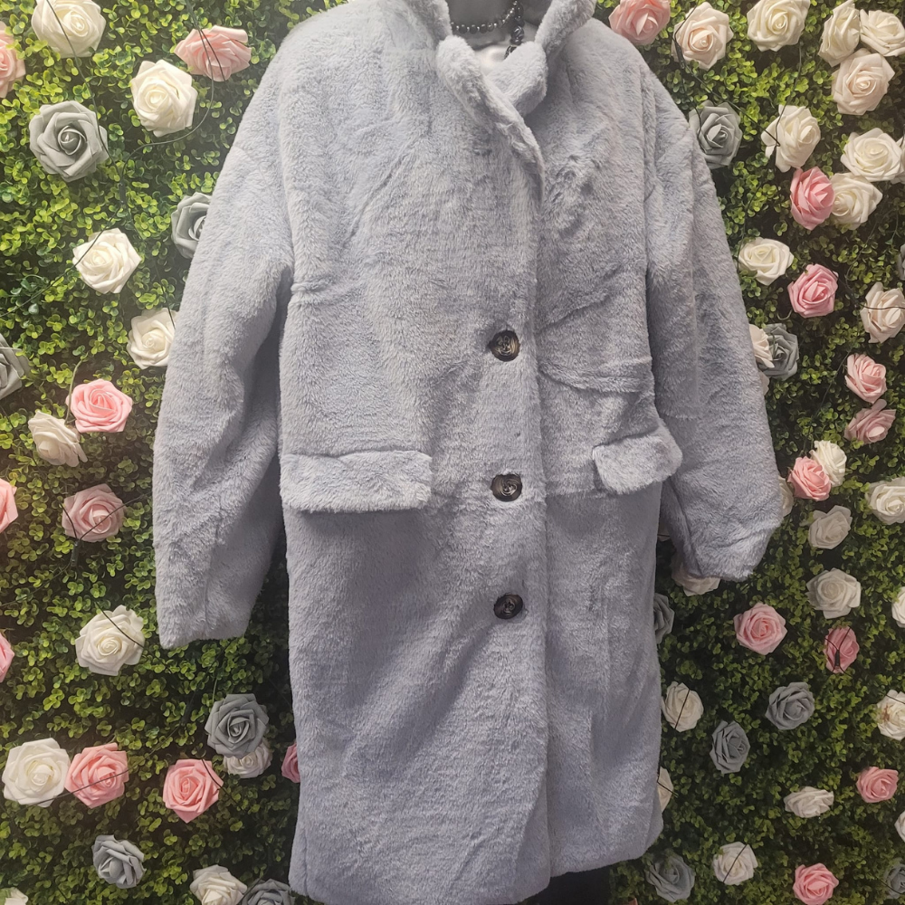 Giselle Longline Faux Fur Coat