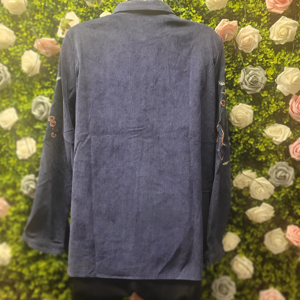 Needle Cord Pussybow Blouse