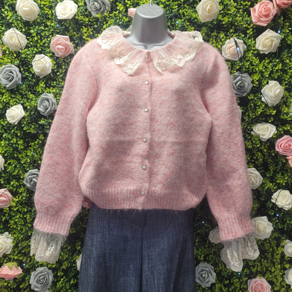Penelope Lace Collar Cardi