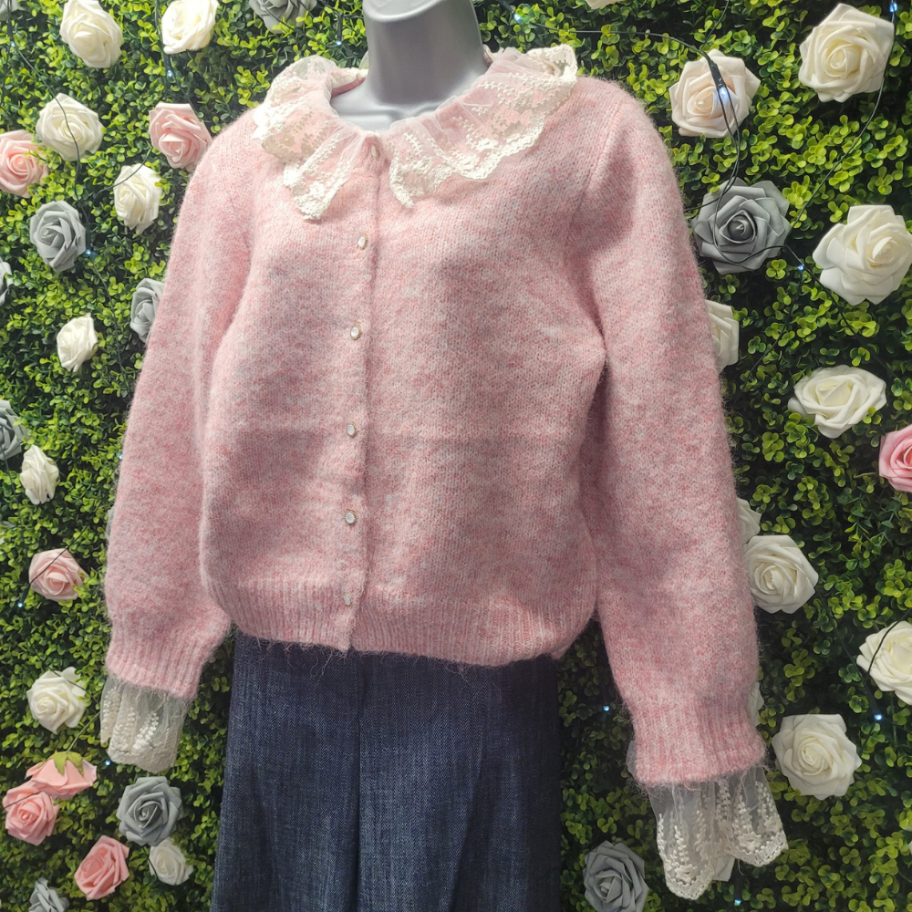 Penelope Lace Collar Cardi