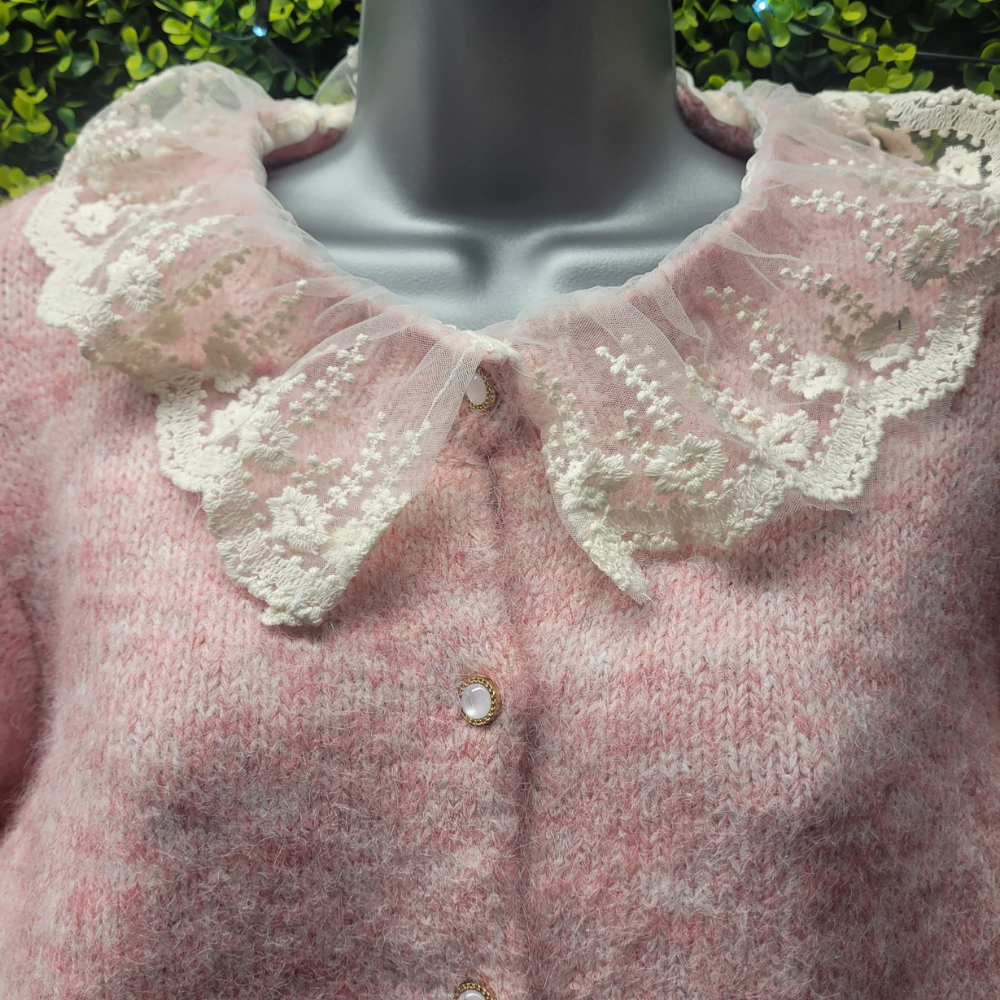 Penelope Lace Collar Cardi