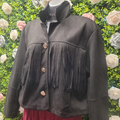 Sadie Tassel Jacket Gold Buttons