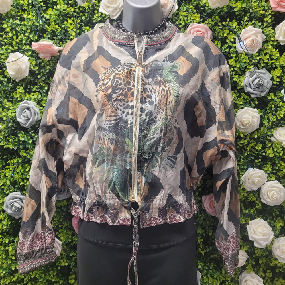 Safari Sheer Cotton Bomber