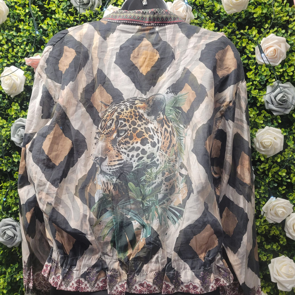 Safari Sheer Cotton Bomber