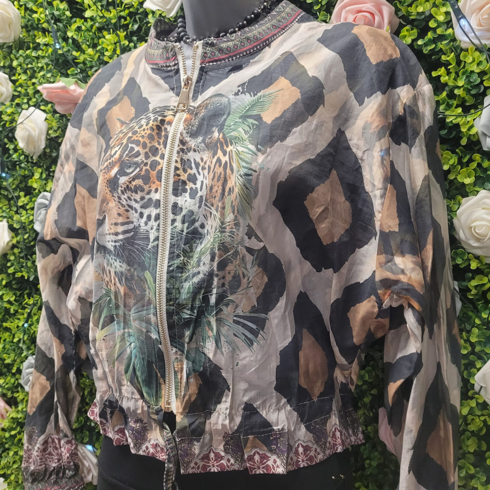 Safari Sheer Cotton Bomber