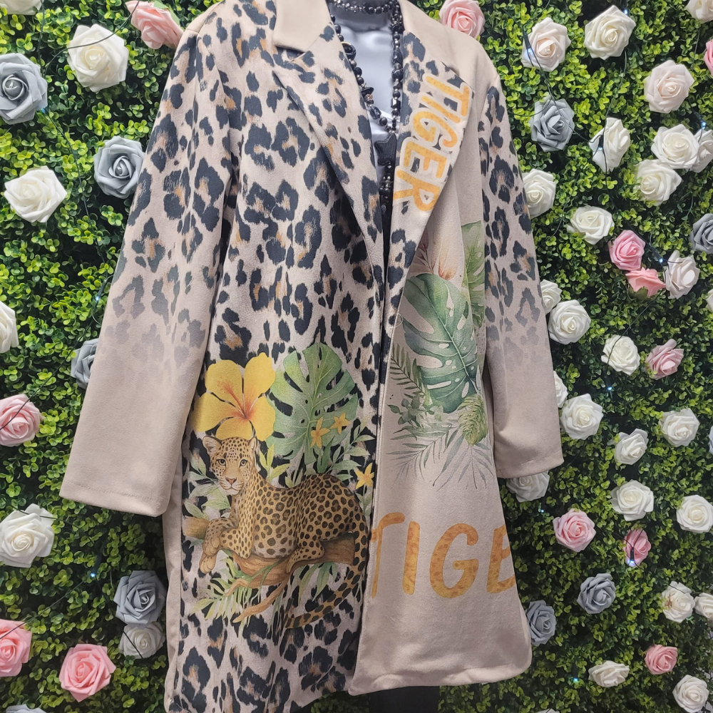 Tiger's Eye Longline Blazer