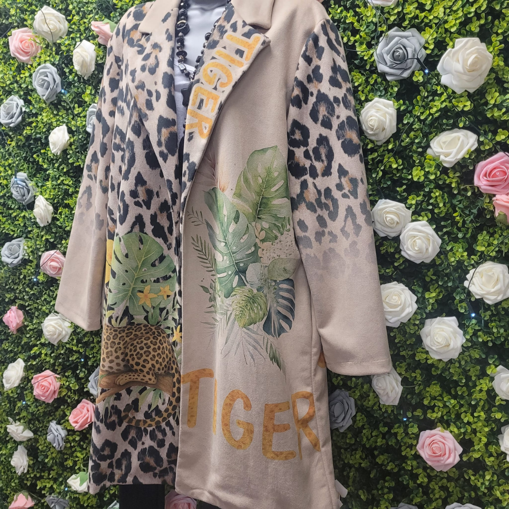 Tiger's Eye Longline Blazer