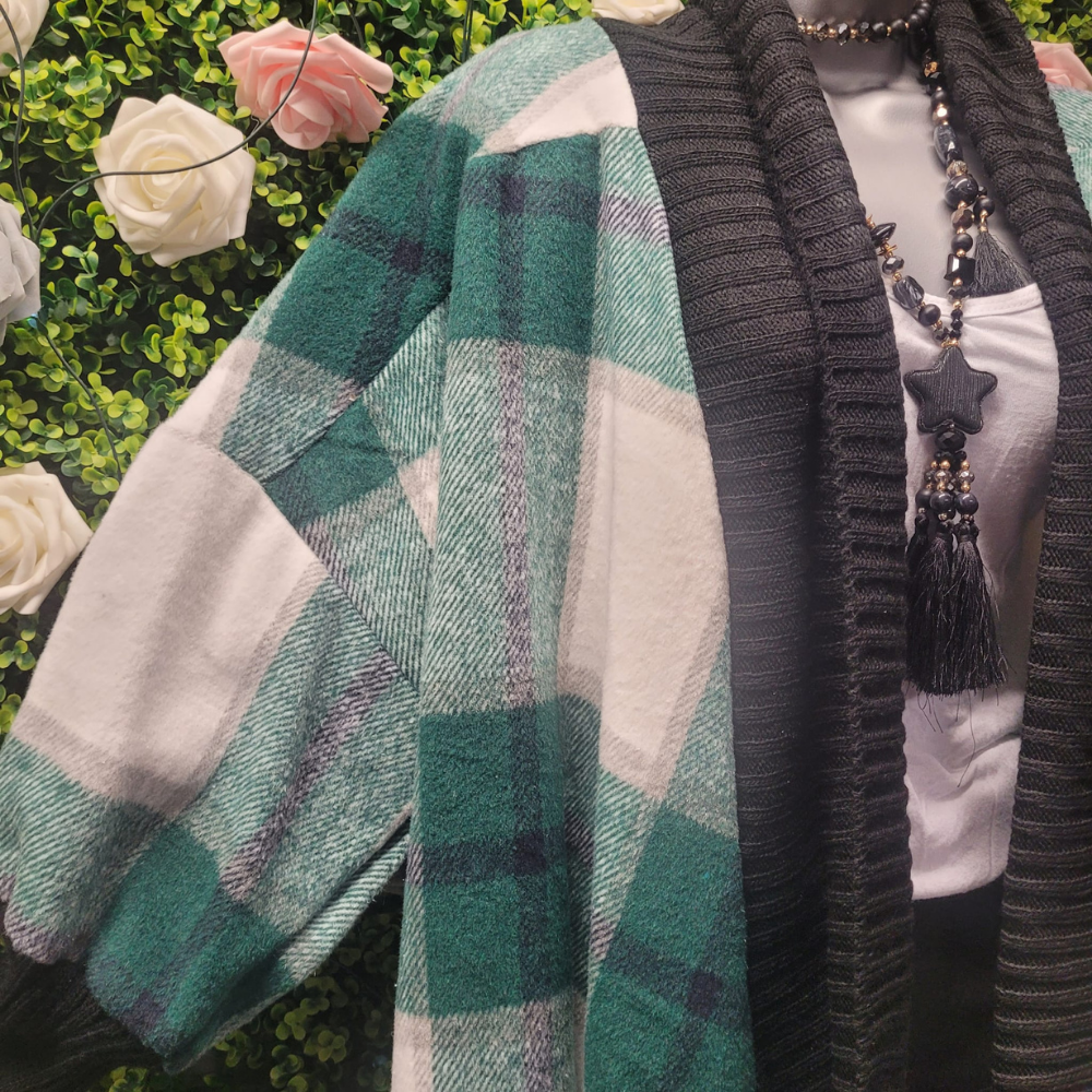 Tara Tartan Midlength Coatigan