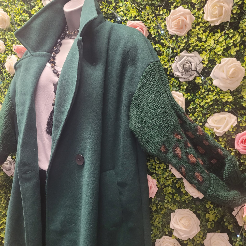 Cara Knit Sleeve Coat