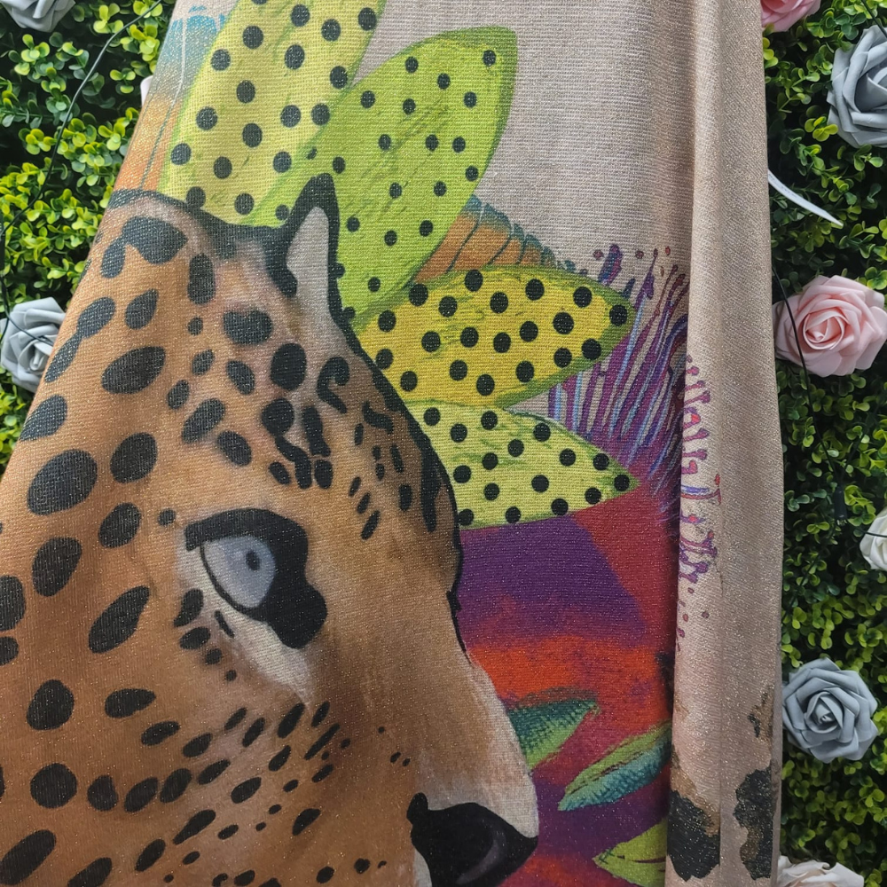 Leopard Queen Glitz Maxi Dress