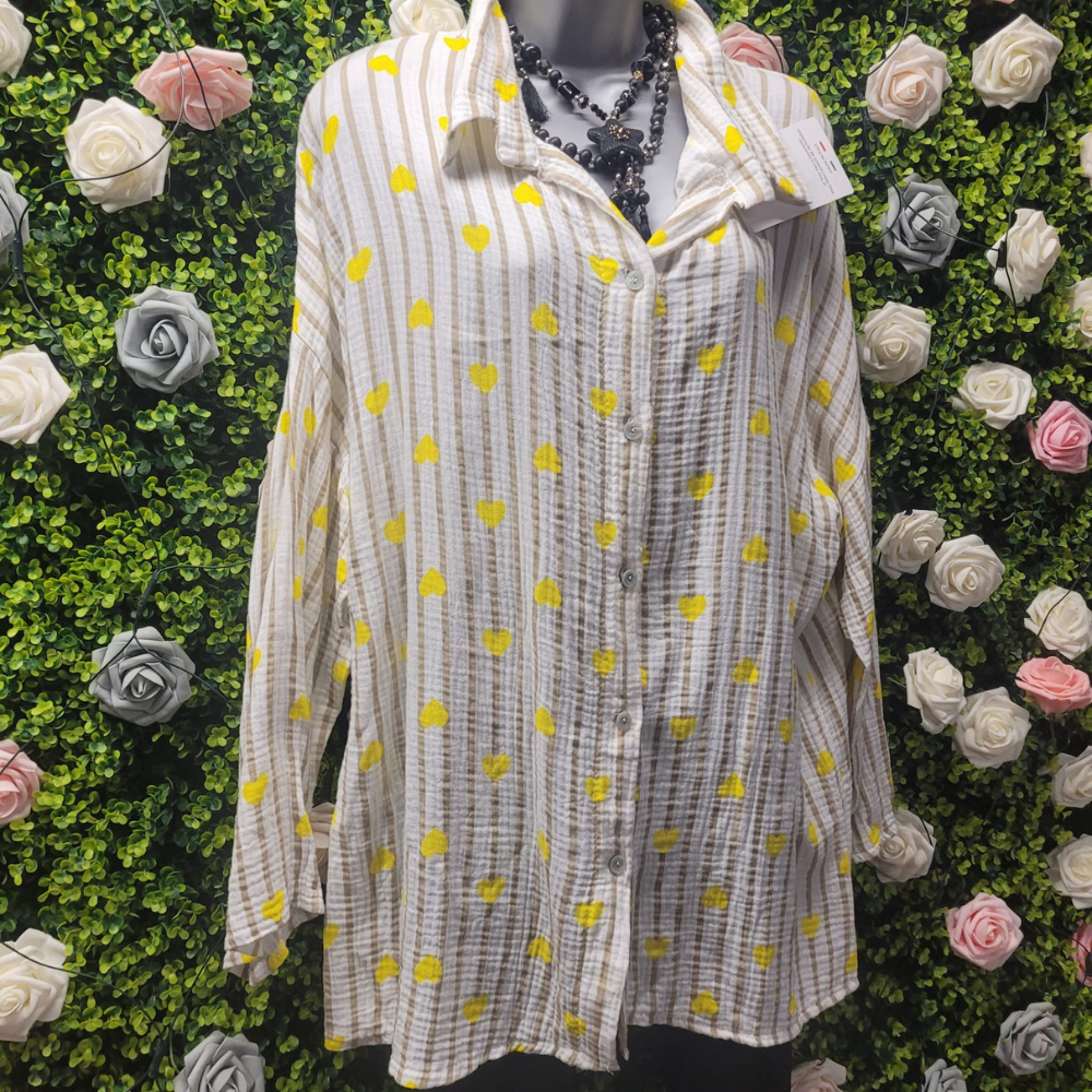 Mellow Yellow Heart Shirt