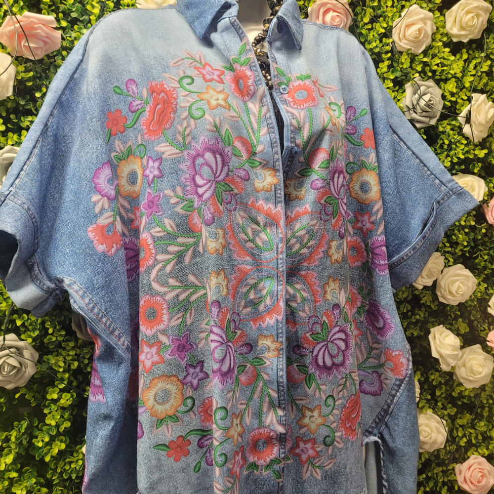 Flora Oversized Asym Shirt