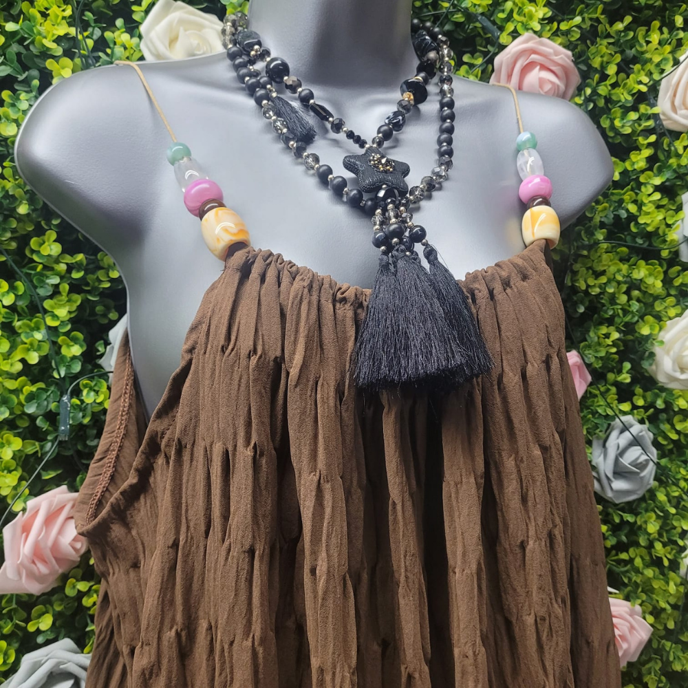 Biba Beaded Strappy Vest