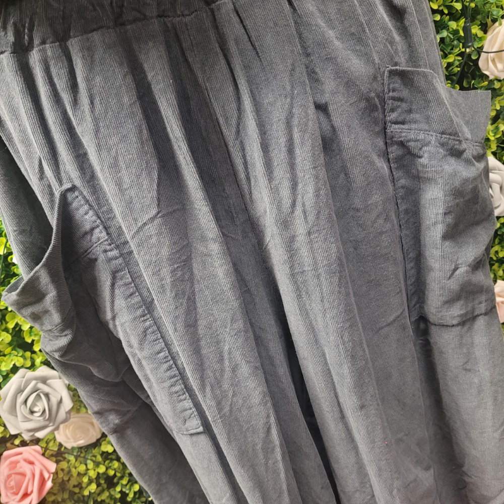 Cocoon Barrel Needle Cord Trousers