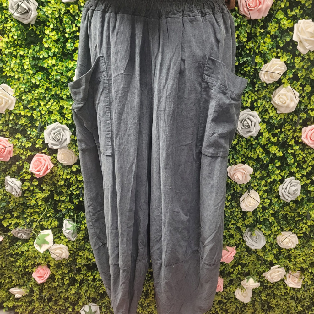 Cocoon Barrel Needle Cord Trousers