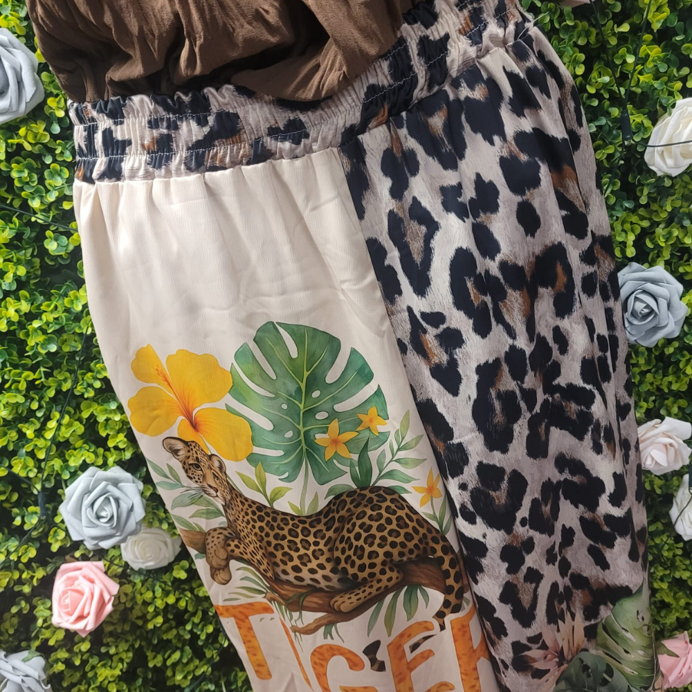 Tiger's Eye Wide Leg Trousers