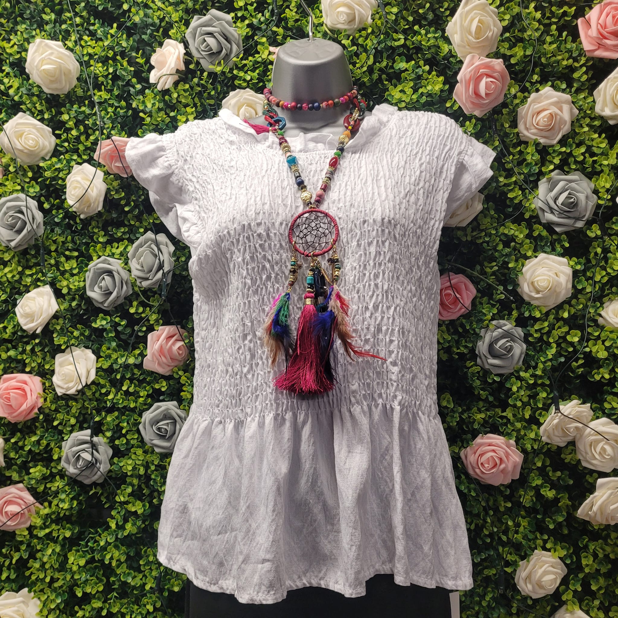 Gemima Frill Elastine Top