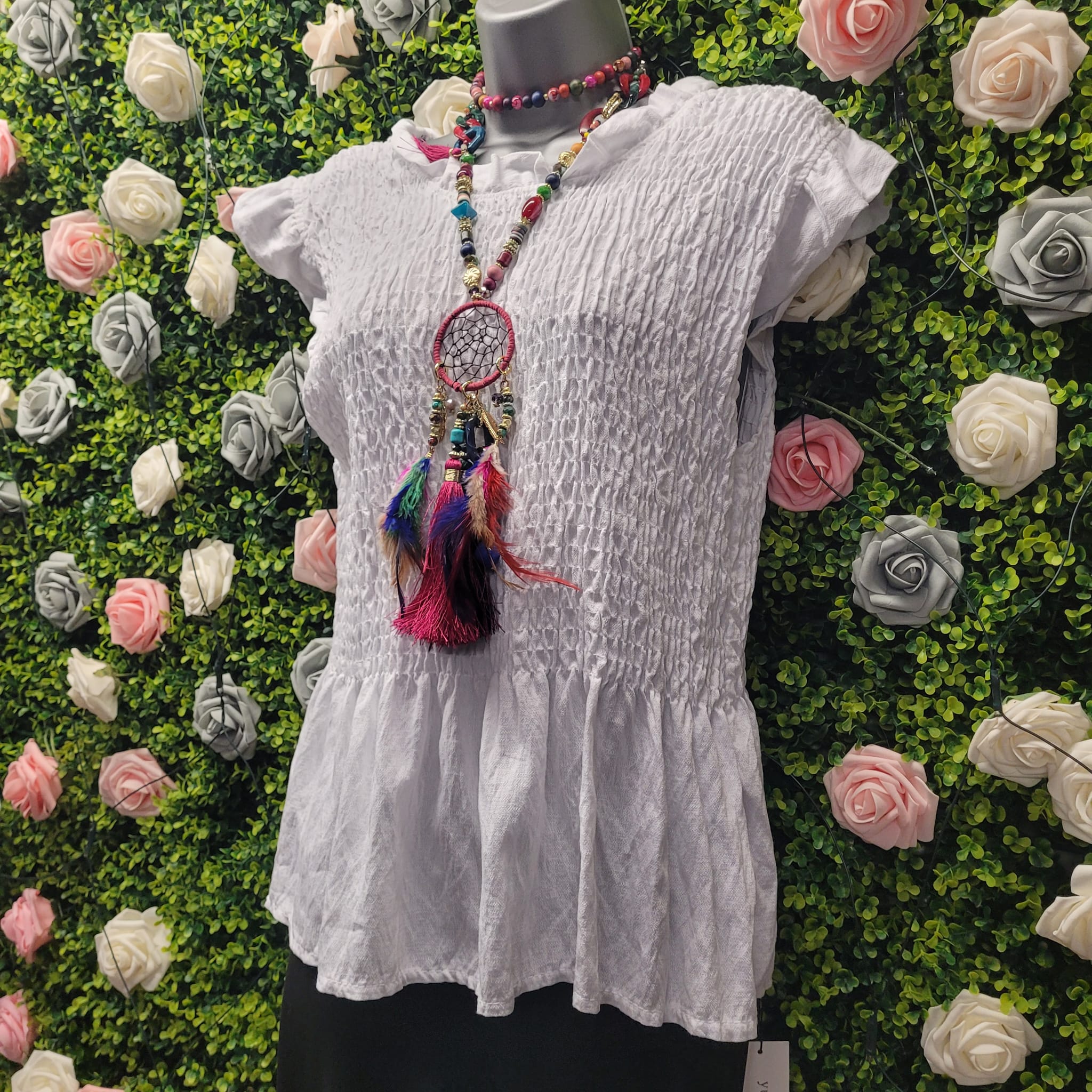 Gemima Frill Elastine Top