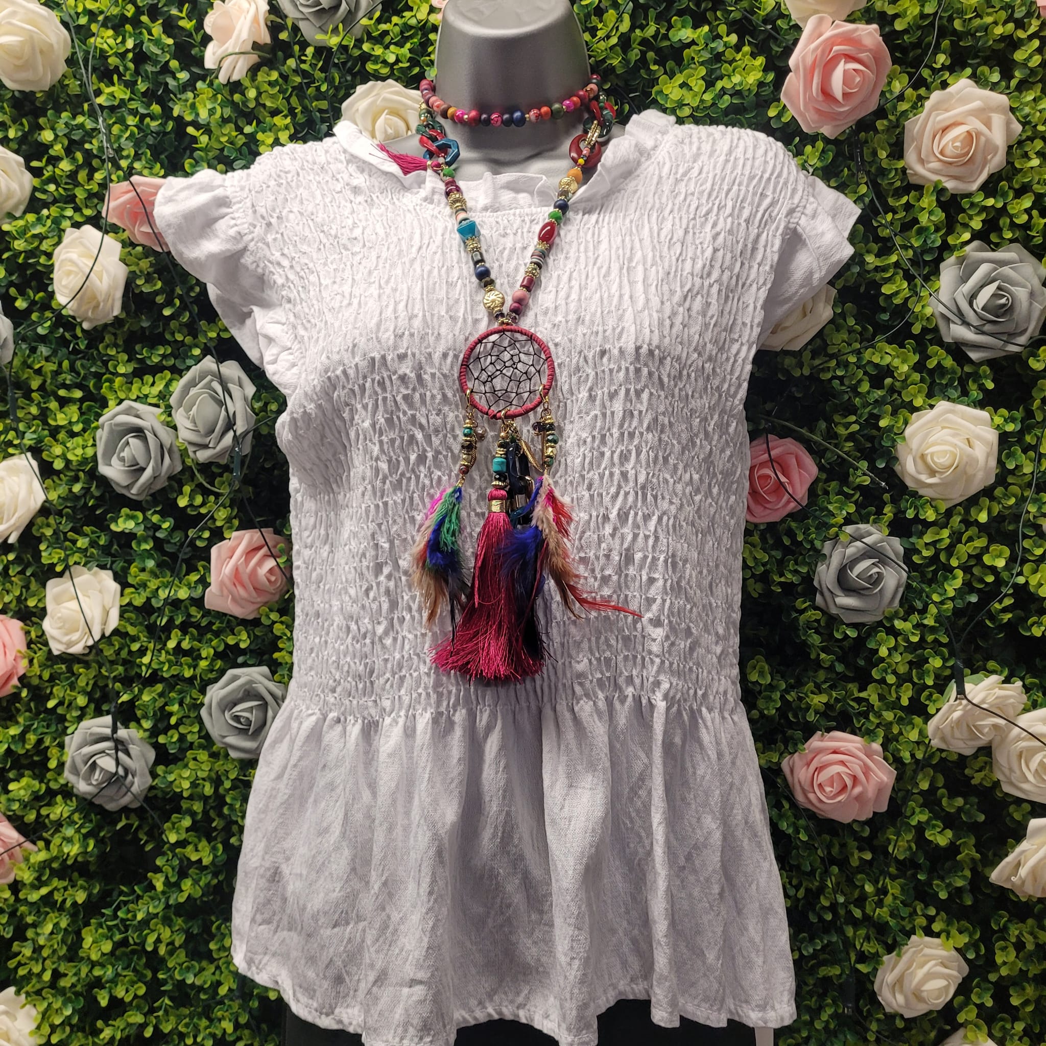 Gemima Frill Elastine Top